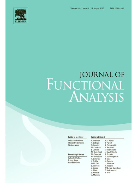 Journal of Functional Analysis Journal of Functional Analysis