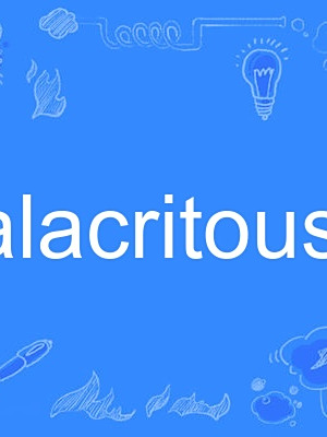 alacritous