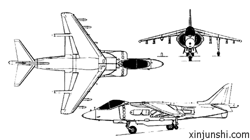 AV-8三視圖