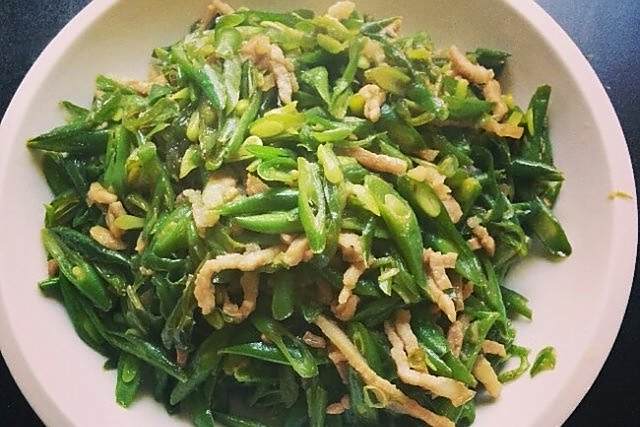 肉絲芸豆 肉絲芸豆