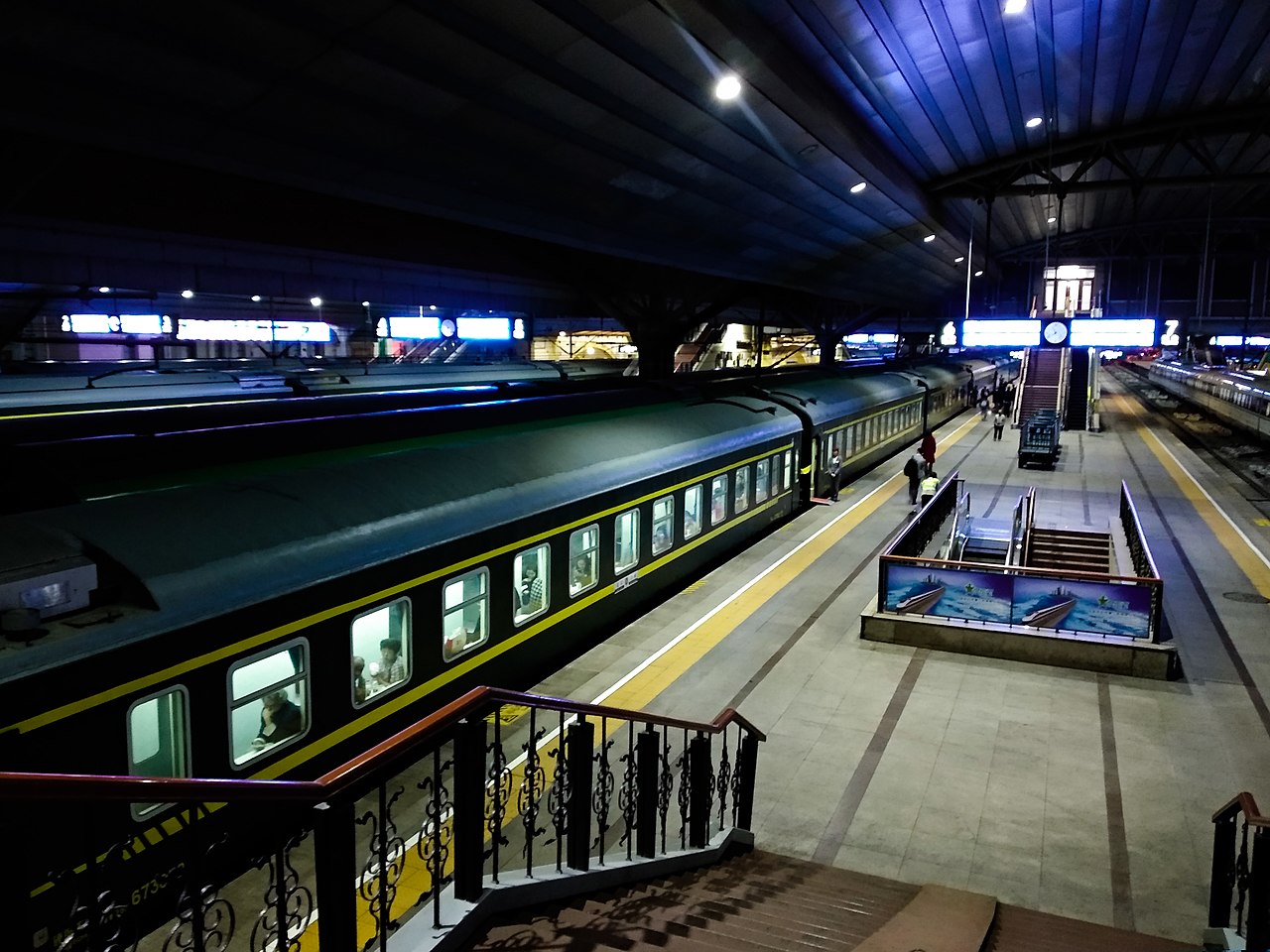 T109次列車於北京站待發