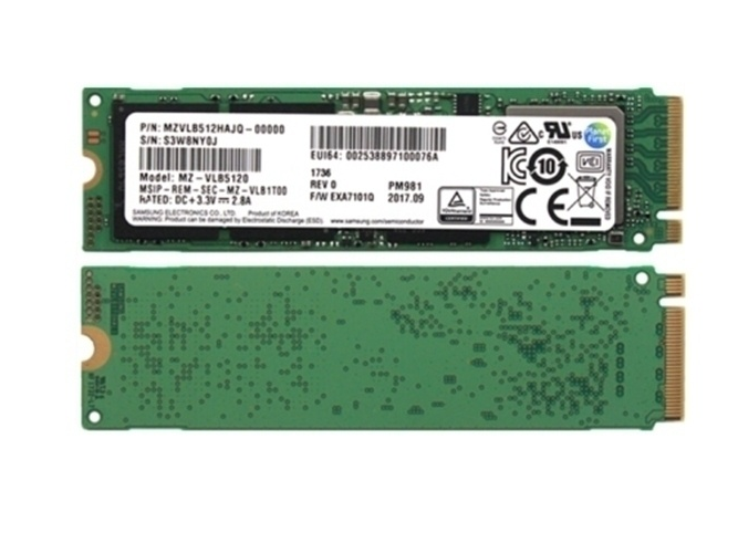 三星PM981 PCIE NVME(256GB) 三星PM981 PCIE NVME(256GB)