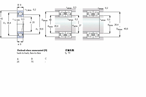 SKF 71905CE/P4A軸承 SKF 71905CE/P4A軸承