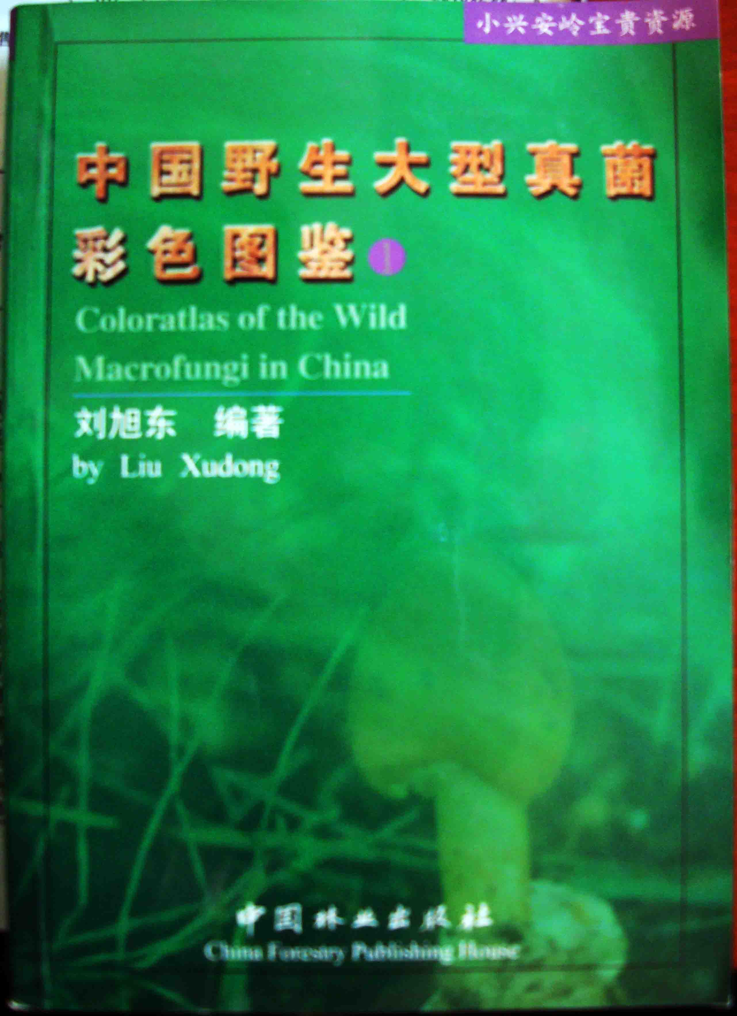 中國野生大型真菌彩色圖鑑封面