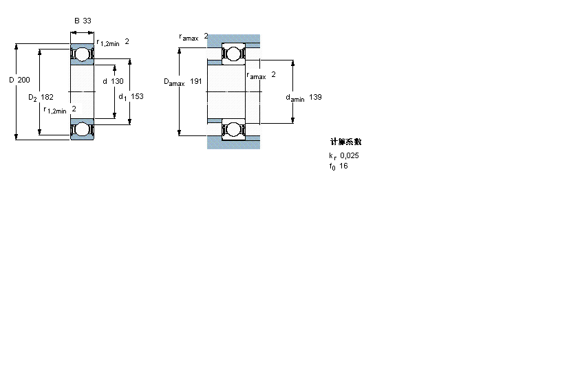 SKF 6026-2RS1軸承 SKF 6026-2RS1軸承