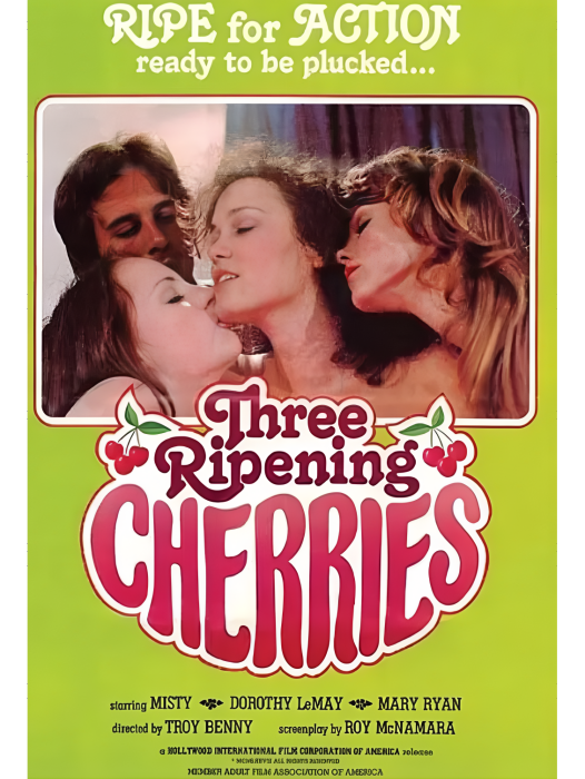 Three Ripening Cherries Three Ripening Cherries