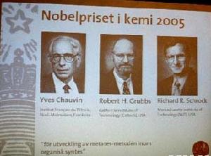 伊夫·肖萬獲得諾貝爾獎
