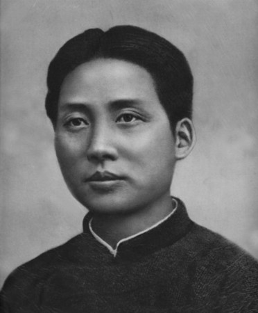 毛澤東同志年輕時的照片
