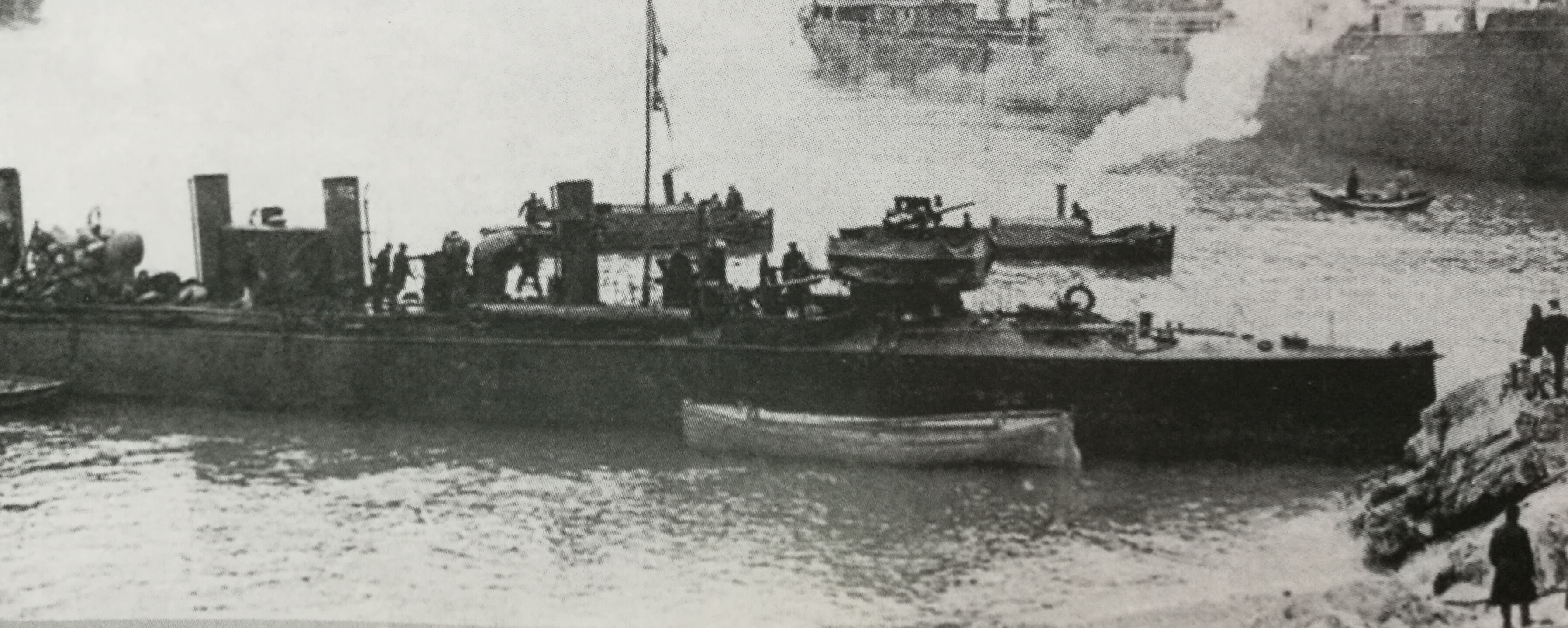 俄軍驅逐艦暴怒號，攝於日俄戰爭期間的1904年3月