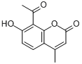 8-乙醯基-7-羥基-4-甲基香豆素