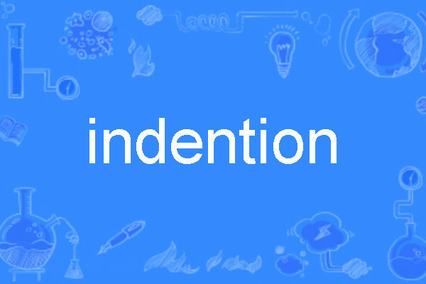 indention