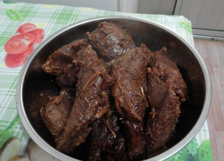 羊皮煮肉 羊皮煮肉