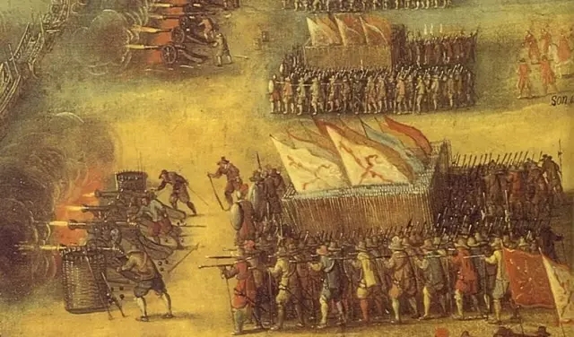 16世紀的西歐軍隊已經能對大部分其他文明的軍隊形成火力優勢