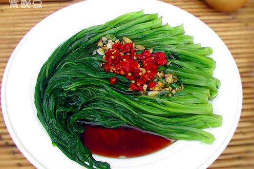 剁椒油麥菜 剁椒油麥菜