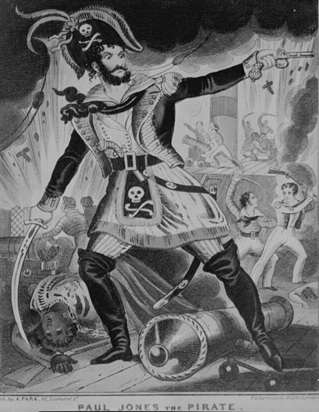 海盜時期的約翰·保羅·瓊斯畫像