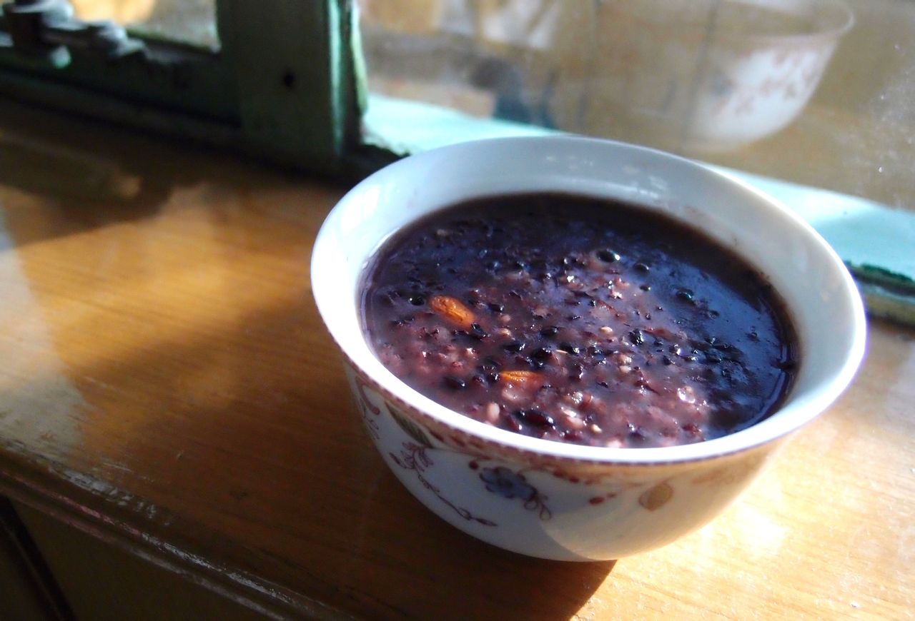 紫米糙米粥