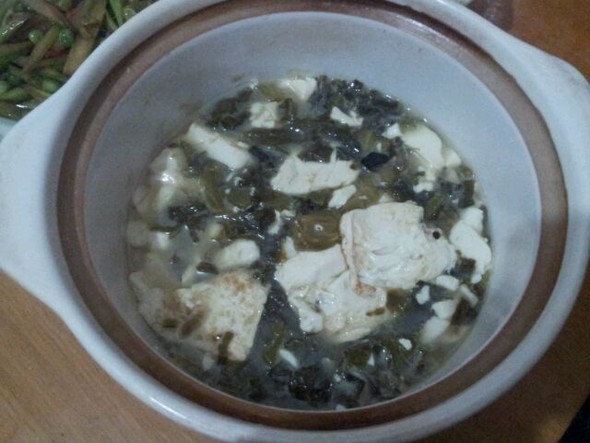 芥藍豆腐魚片湯