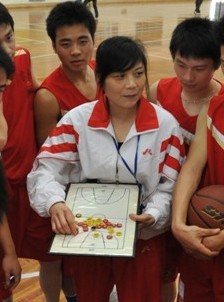 劉少英教授上籃球專業課