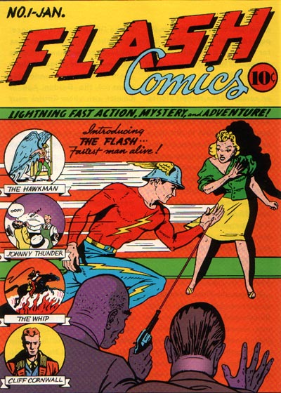 《閃電俠漫畫》第1卷第1期（1940年1月）