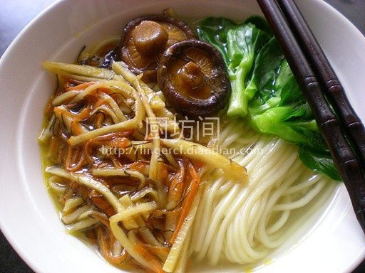 髮菜素麵 髮菜素麵