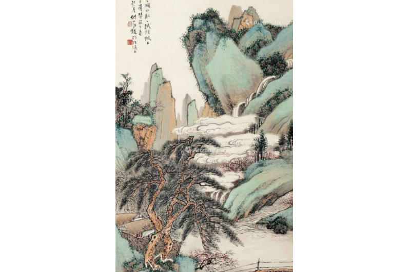 松風鳴澗圖