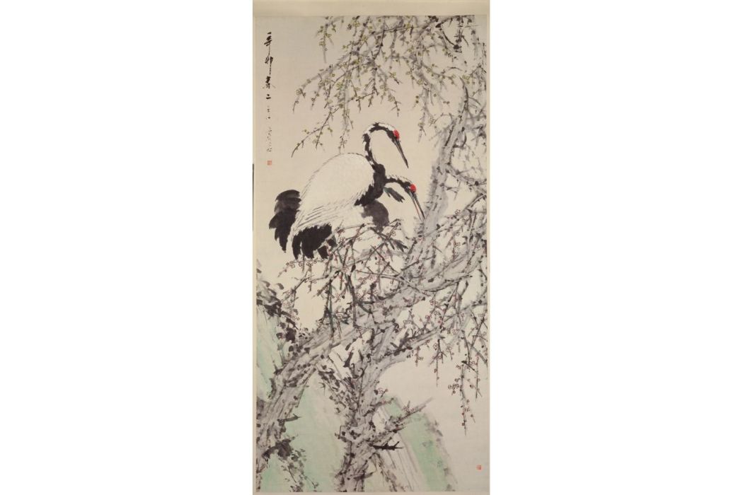 梅鶴圖 梅鶴圖