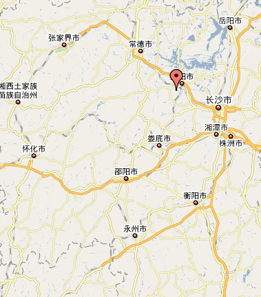 石筍鄉在湖南省的位置