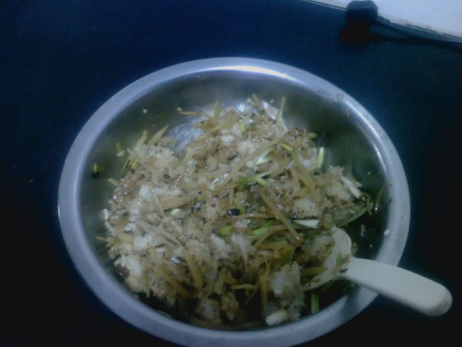 土豆絲拌飯 土豆絲拌飯