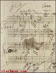 Bach賦格手稿1