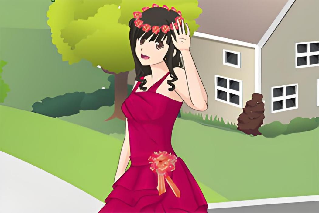 浪漫花環女孩