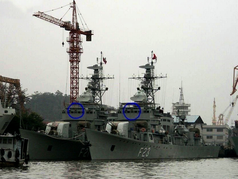 出口緬甸的護衛艦F21和F23號艦