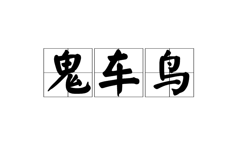 鬼車鳥(漢語詞語)
