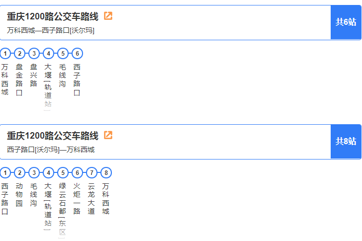 重慶公交1200路 重慶公交1200路