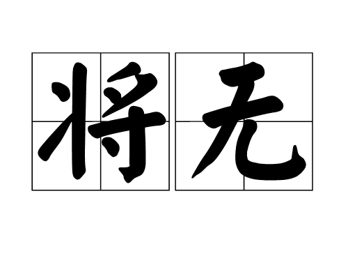 將無 將無