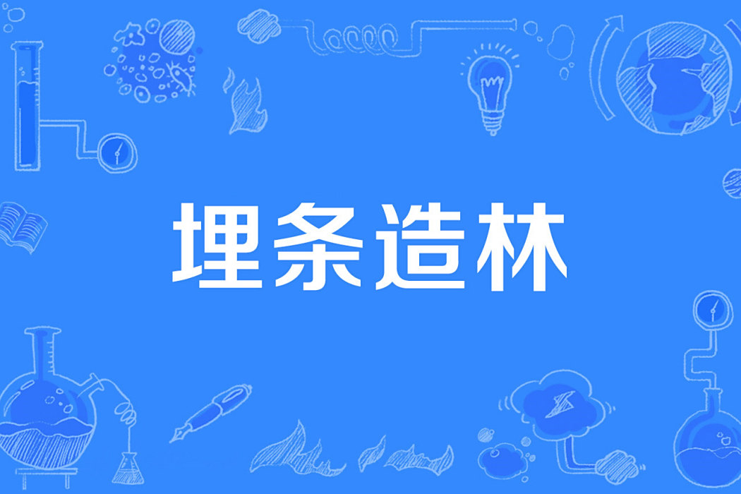 埋條造林 埋條造林