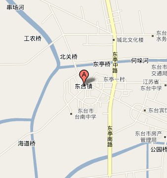 東台鎮區域地圖