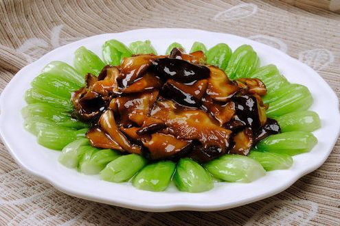 魚尾燜油菜 魚尾燜油菜
