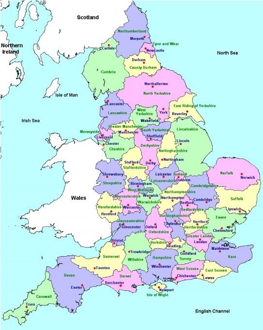 英格蘭行政區劃
