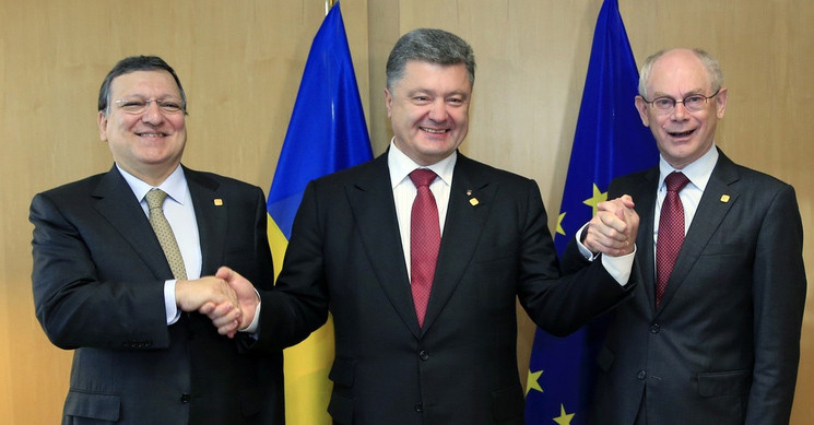 烏克蘭與歐盟簽署自由貿易和政治合作協定