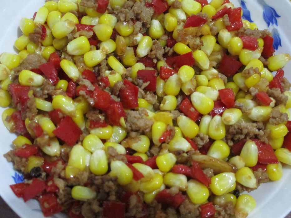 肉末炒玉米 肉末炒玉米