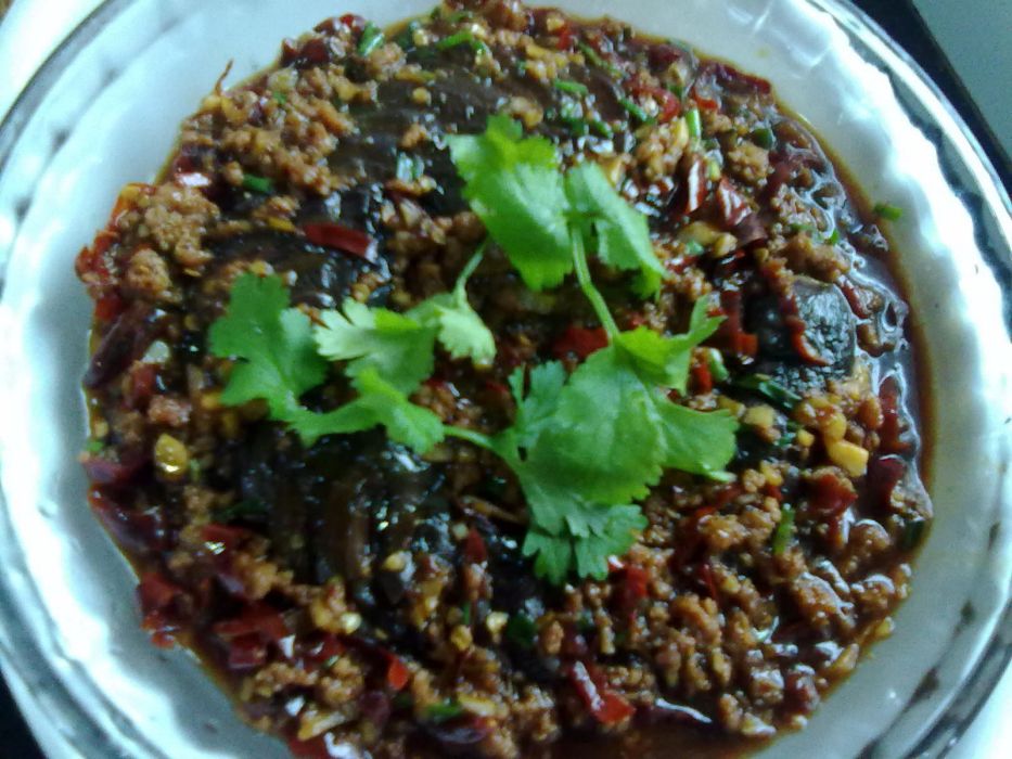 孜然醬香茄子 孜然醬香茄子