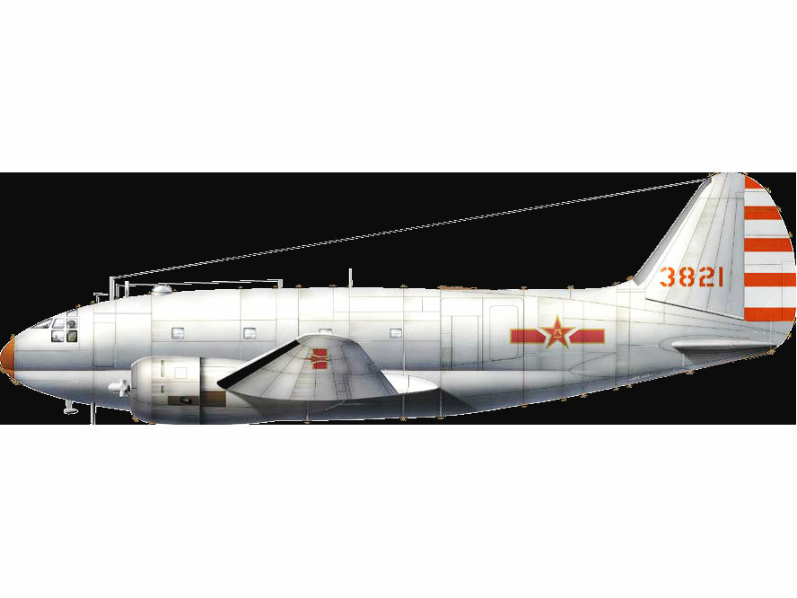 中國空軍的C-46運輸機