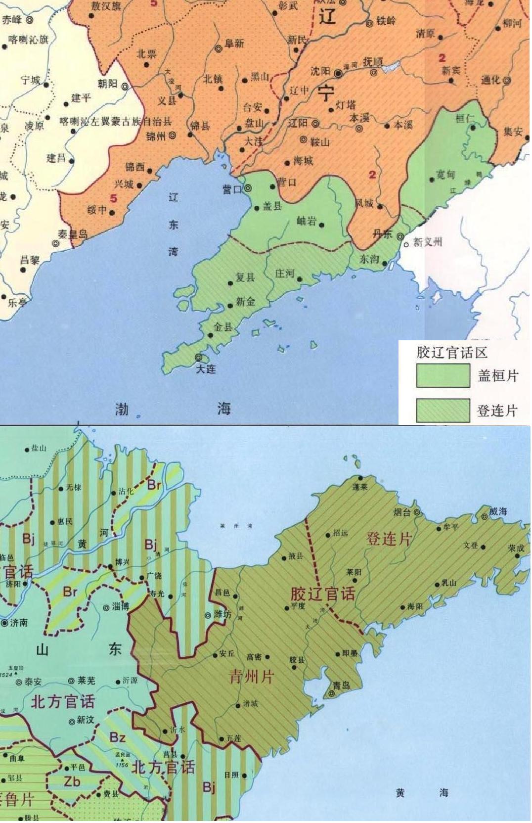 膠遼官話地圖