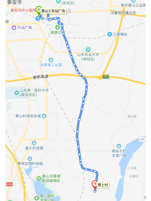 泰安公交12路 泰安公交12路