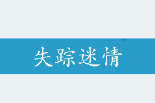 失蹤迷情 失蹤迷情