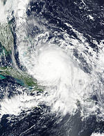 颶風華金 衛星雲圖