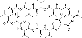 纈氨黴素 分子式圖片