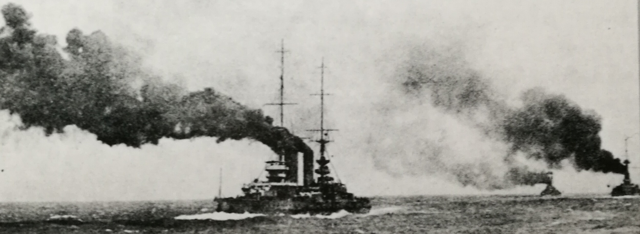 參加1915年10月24日海軍大演習的薩摩號