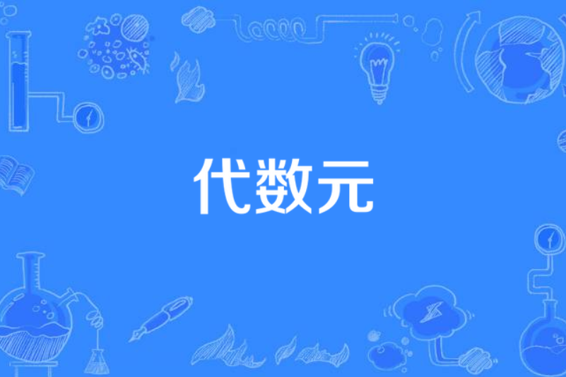 代數元 代數元