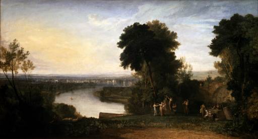 透納1809年的油畫《湯姆森的風弦琴》